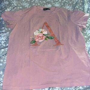 🥶SHEIN🔵SIZE SMALL💙COLOR PINK WITH PINK AND WHITE ROSES.